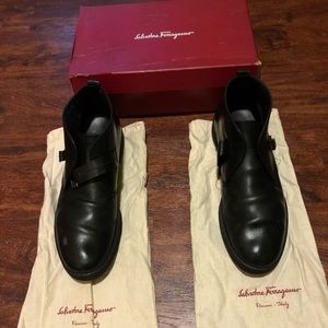💯 Authentic Salvatore Ferragamo Mens Boots